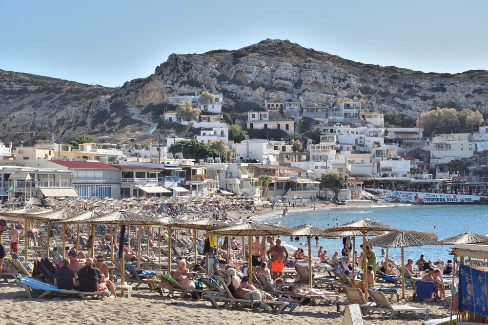 Playa de Matala, Creta