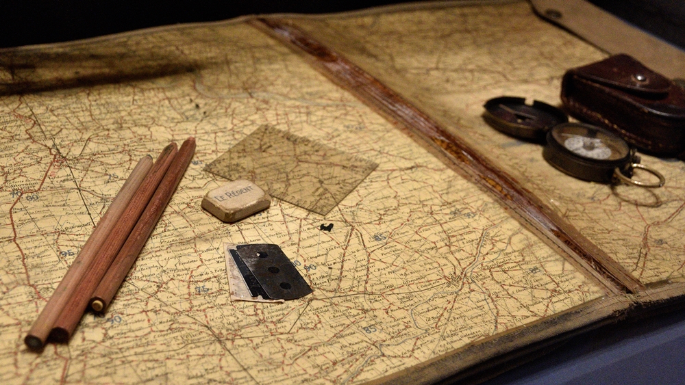 Mapa antiguo en Escocia