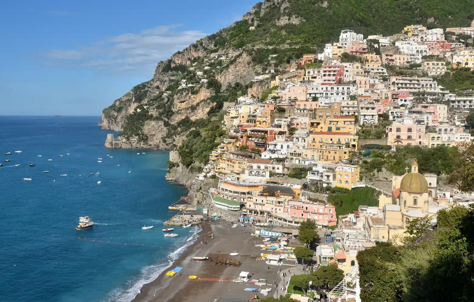 Panoramica Positano tesoros de la Costa Amalfitana